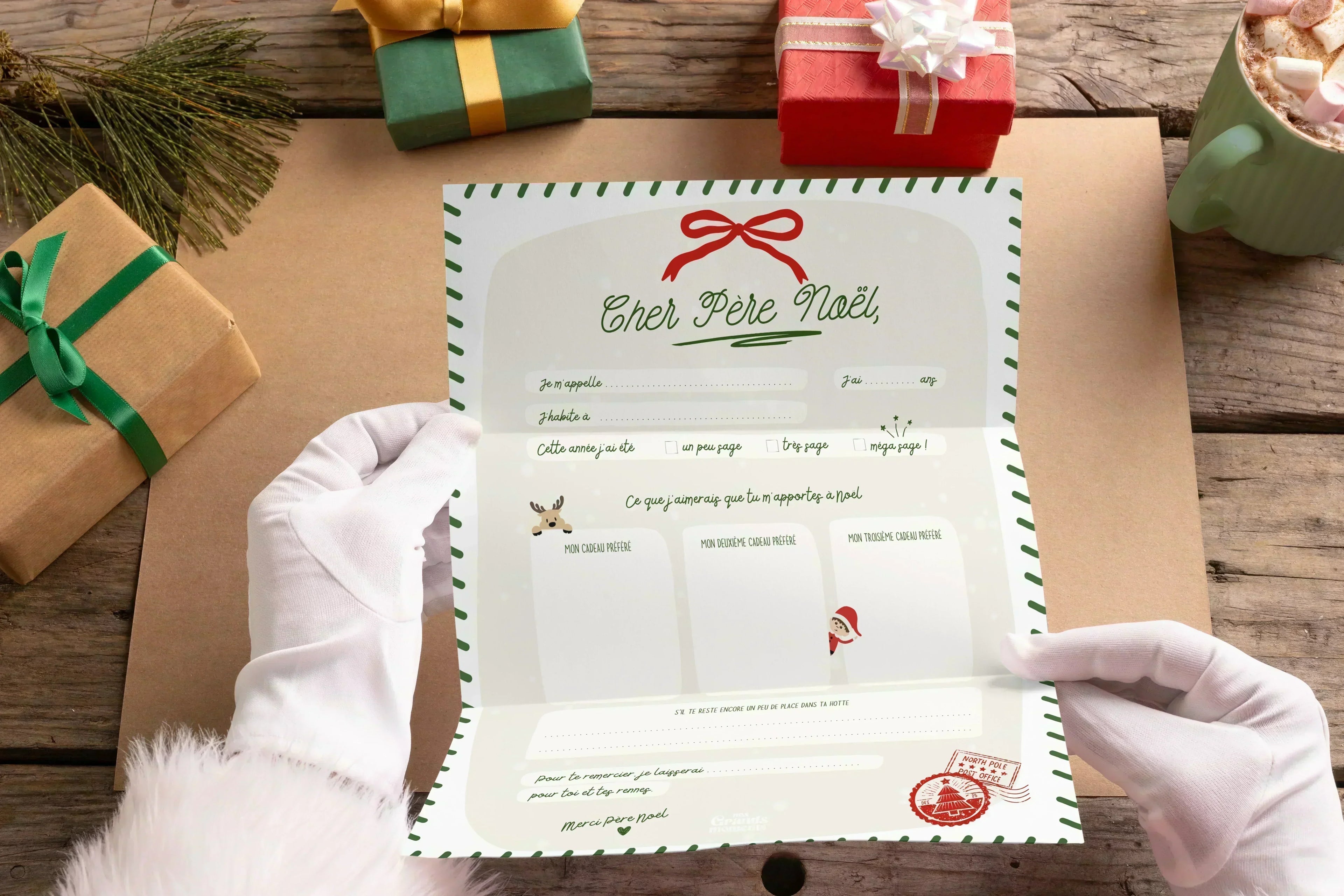 La lettre au Père Noël à imprimer gratuitement ! Image