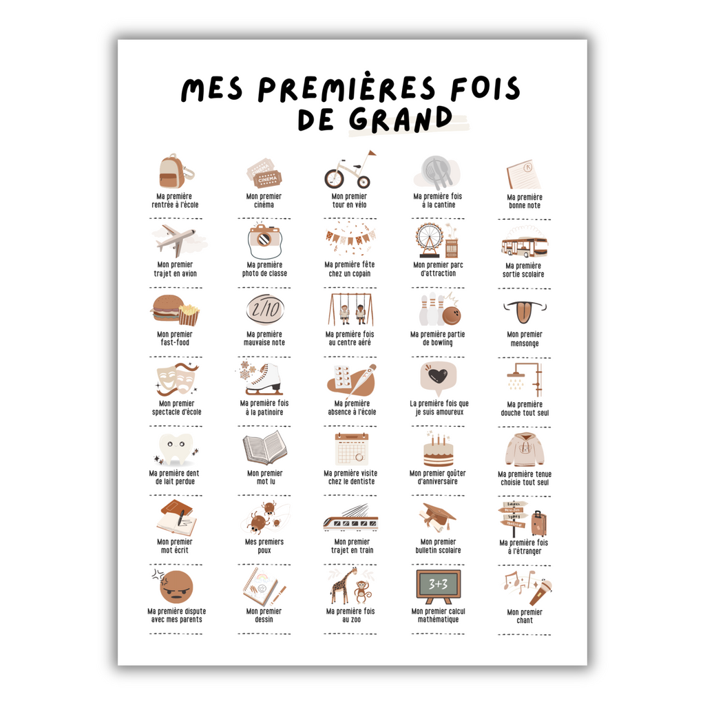 Affiche - Mes premières fois de grand.e